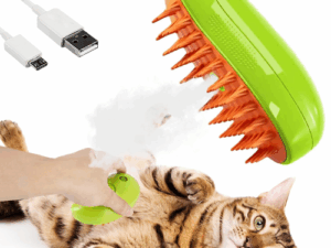 Cepillo De Vapor Para Gatos Y Perros 3 In 1 Cepillo