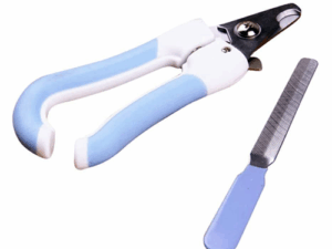 Set Alicate Corta Uñas Perros Gatos Profesional + Lima