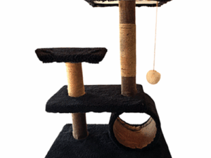 Rascador Multinivel 3 en 1 con Túnel y Juguete