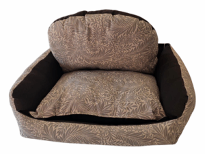 Cama para Mascotas con Diseño de Hojas