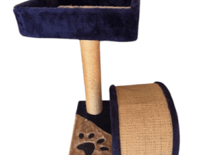 Rascador Azul Para Gato Felpa